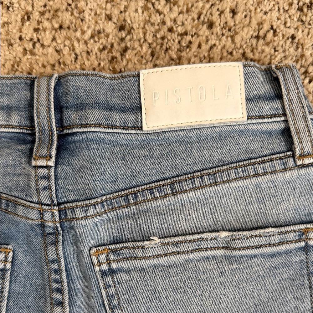 Pistola Classic Blue Straight Leg Ankle Jeans - Picture 4 of 4
